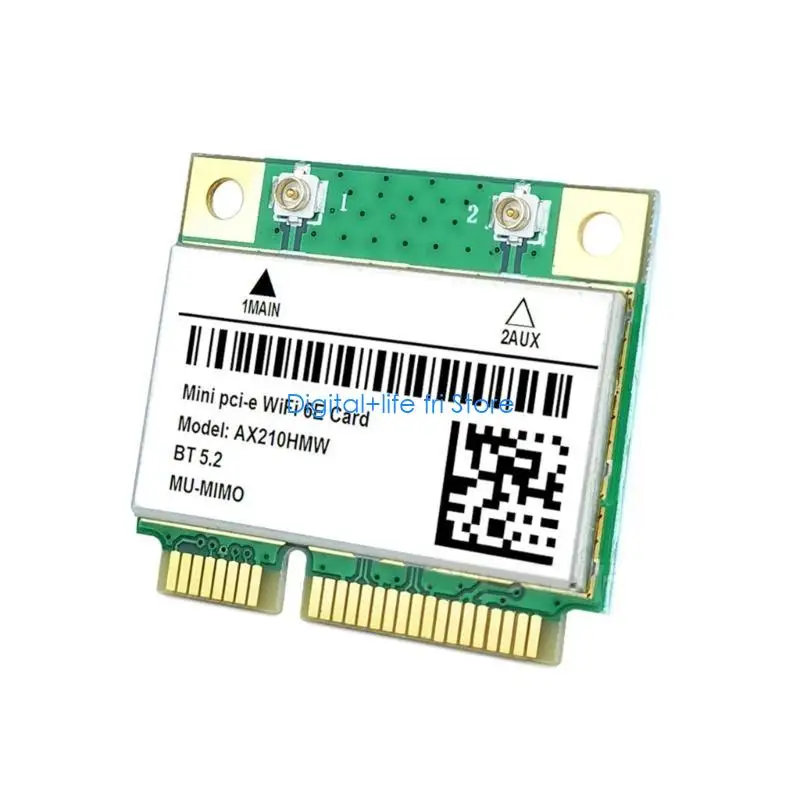 

E06D Tri-Band 2.4G 6G Wi-Fi6E AX210HMW Wireless PCIE Card Adapter 5400M