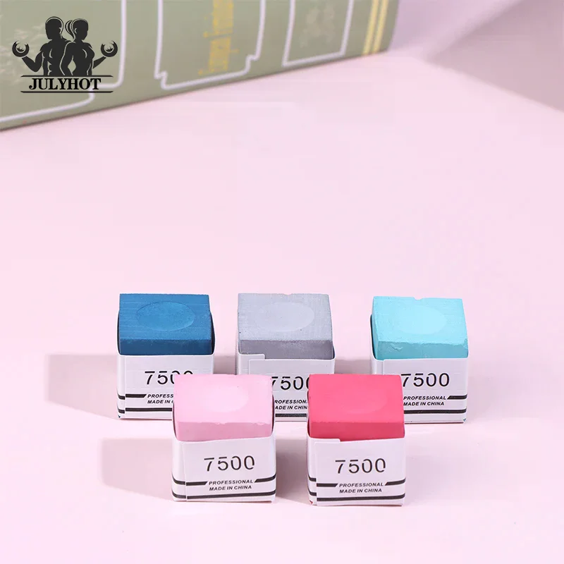 Square TP7500 Billiard Chalk Non-slip Fine Powder Snooker Neutral Pool Chalk Billiard Accessories 5 Colors Available