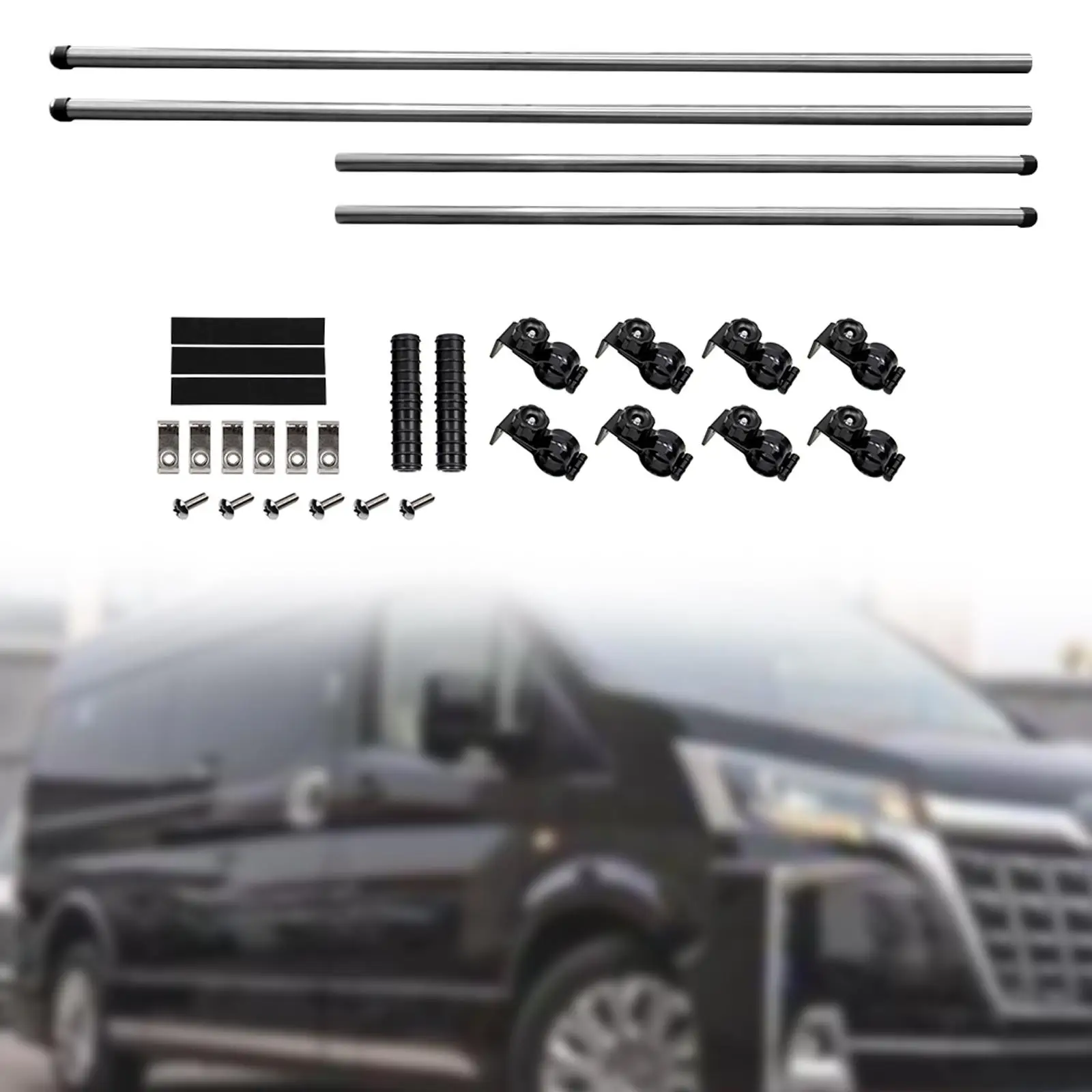 

Car Interior Side Bar Set Professional Replacement for Toyota Hiace Sgl