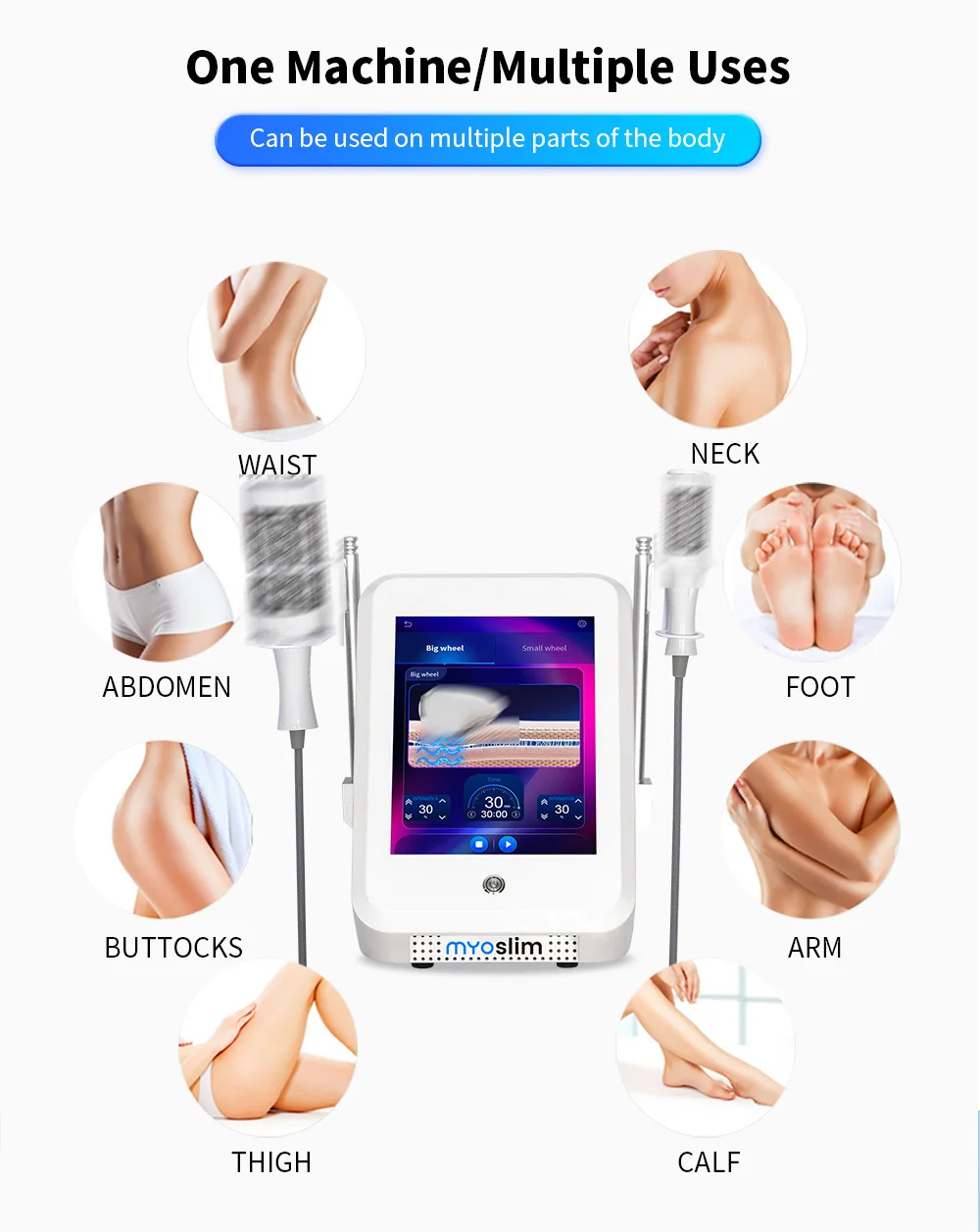 المهنية EMS الكرة الداخلية الأسطوانة آلة تدليك التخسيس 360 الدورية تخفيض السيلوليت نحت الجسم رفع الجلد