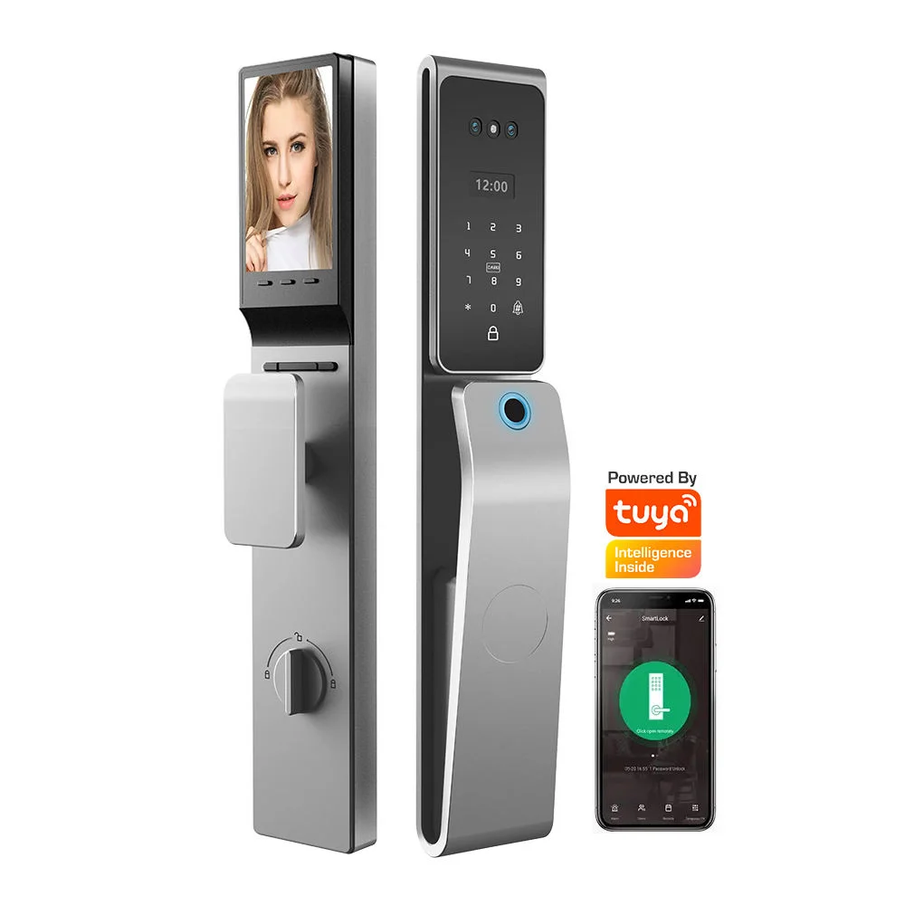 2026  WiFi Cloud App Control Fingerprint & Face Recognition with for Wood Door 2-Year Warranty