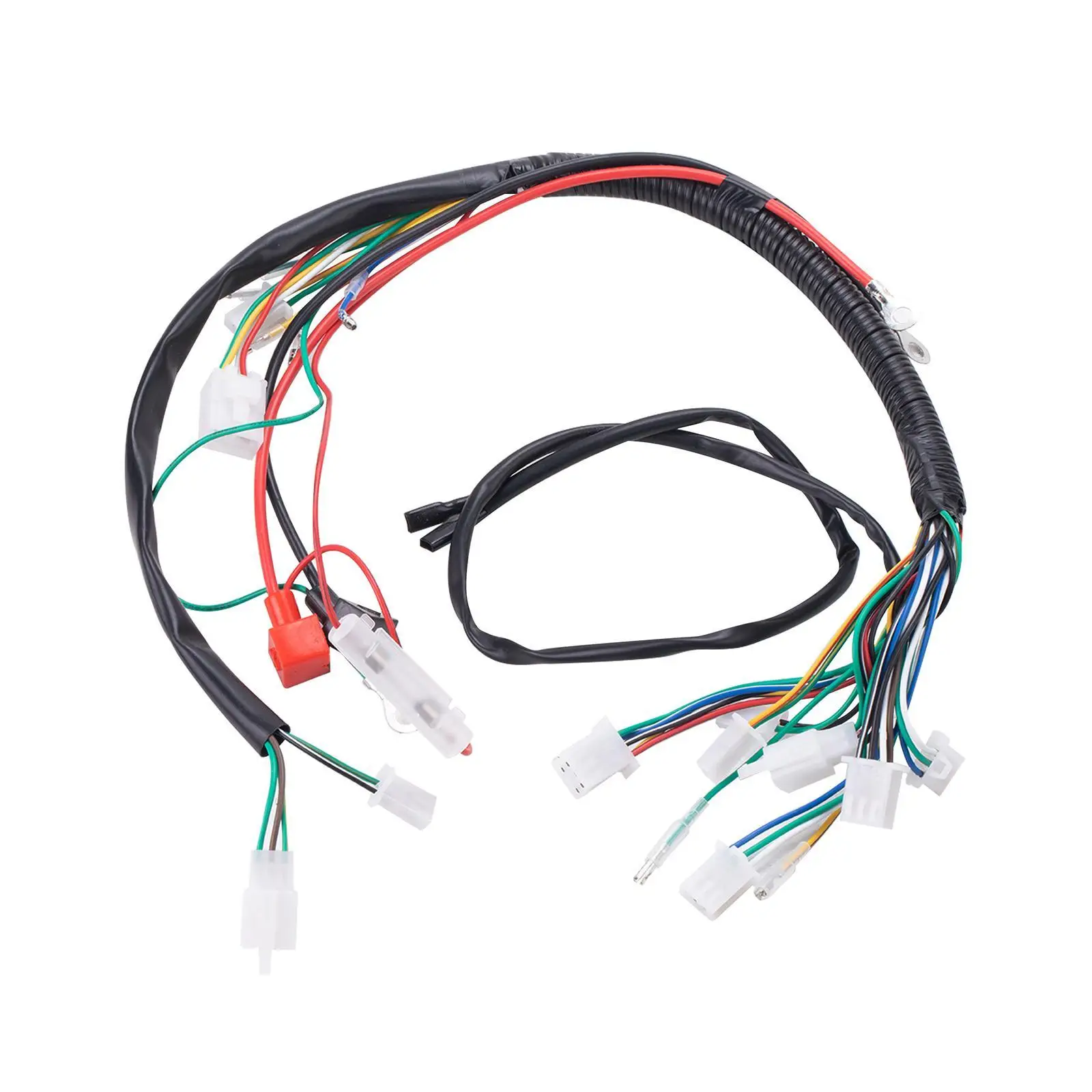 

Power Cable for Electric Motorcycle Multicolor Electronic Engine Wire Harness for UTV ATV 110cc 125cc Replacement