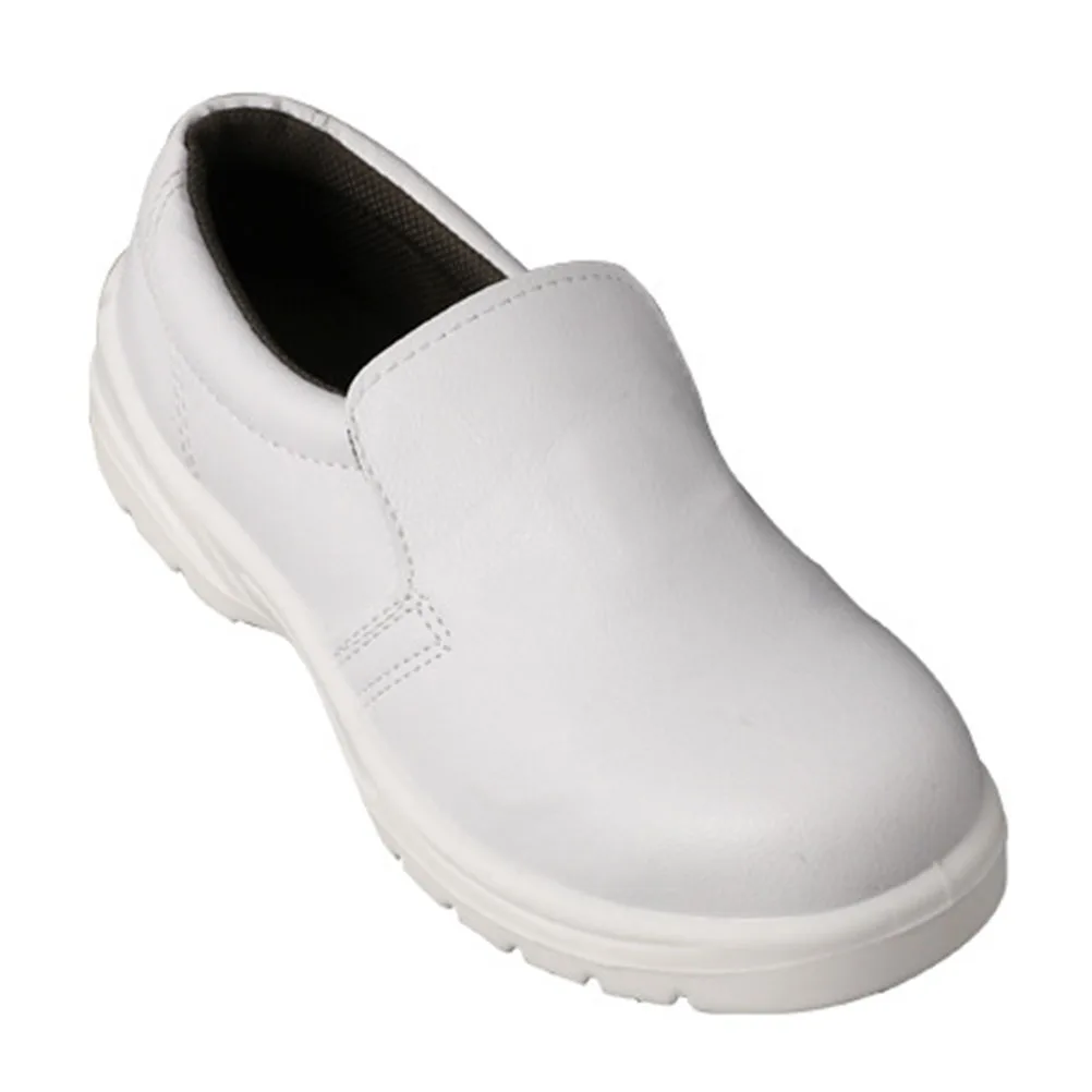 

1Pair Dustproof Safety Shoes White Low-Heel Breathable Workshop Shoes Comfortable Lightweight Industrial Sneaker