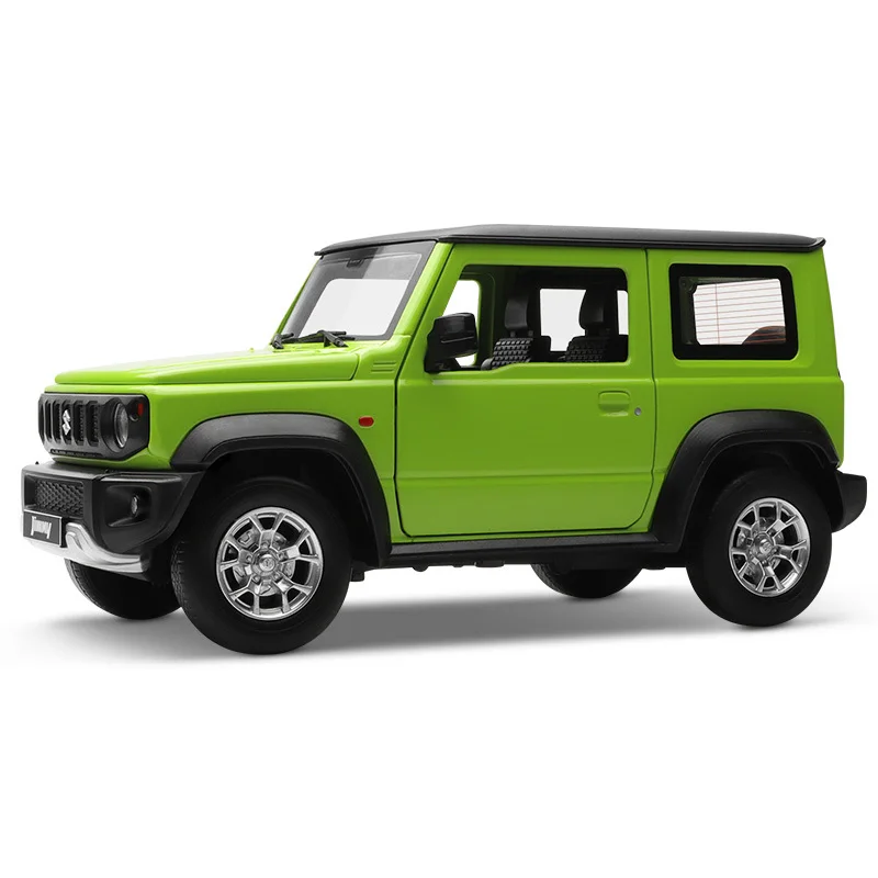 1:18 SUZUKI Jimny SUV Toy Alloy Car Diecasts & Toy Vehicles Car Model Wheel Steering Sound and light Car Toys For Kids Gifts