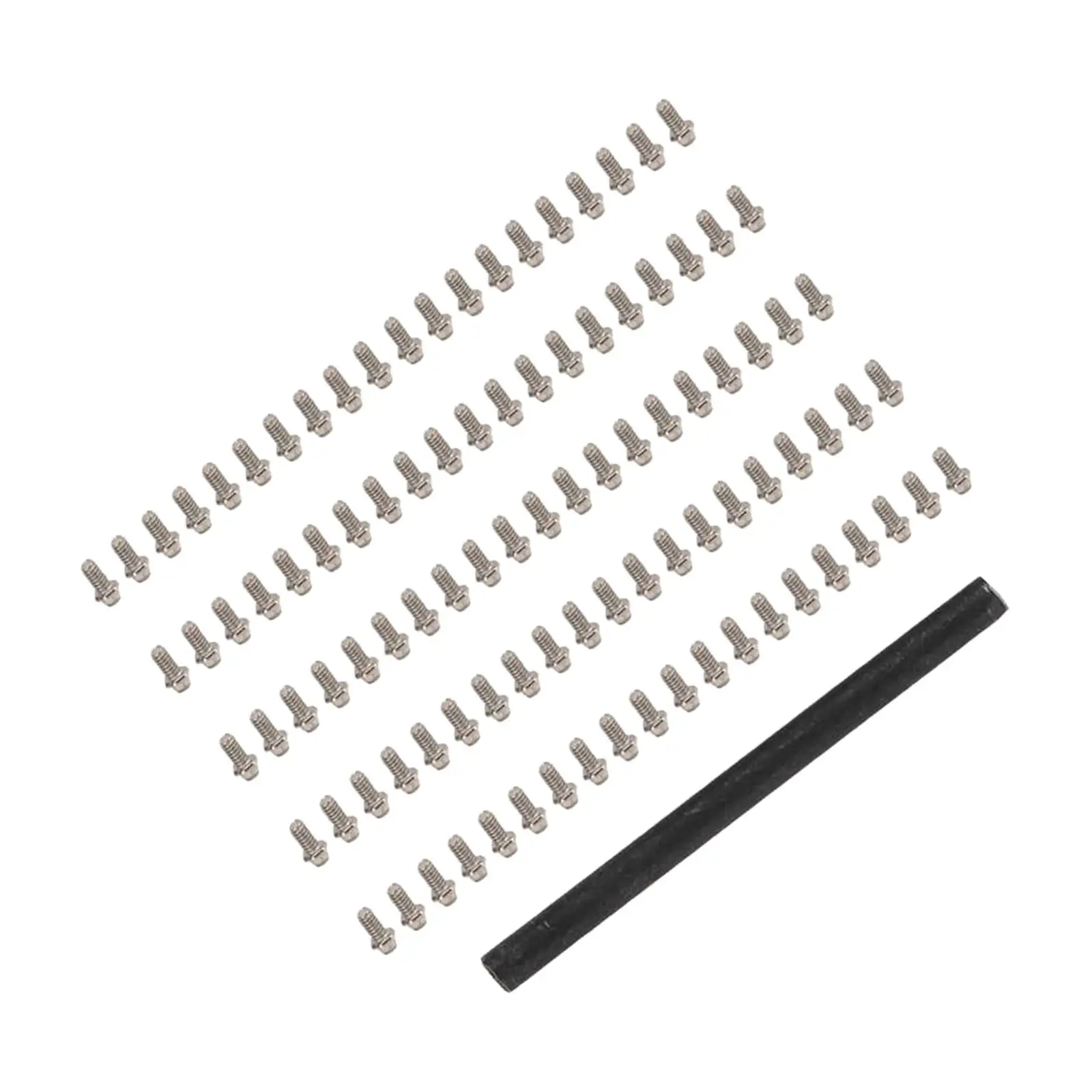 RC Car M1.4 Screws Replacement with Screw Wrench Durable DIY Hexagon Head Screw for Axial 1/24 90081 4WD RC Crawler Accs