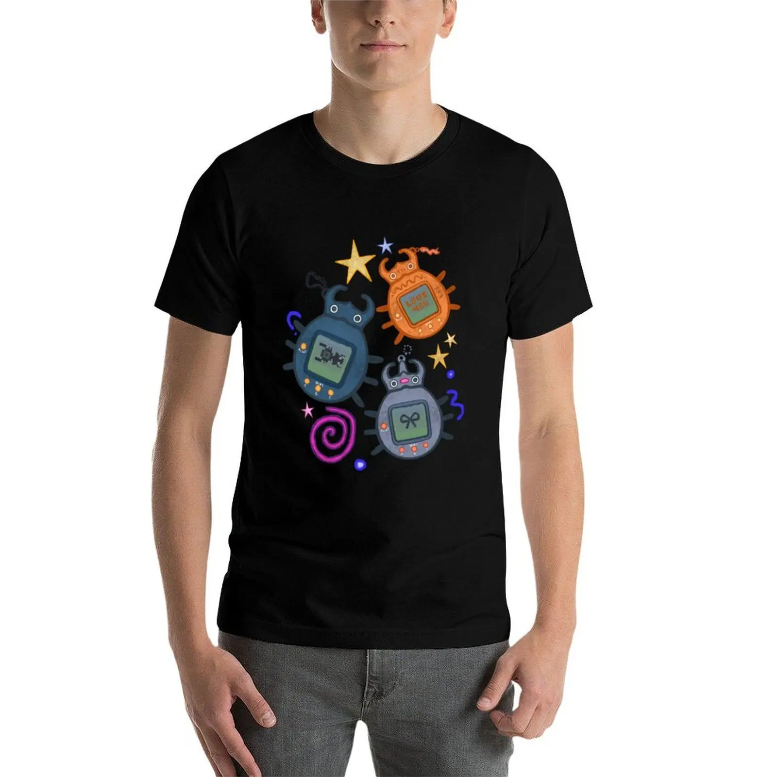 

Beetle Tamagotchi T-Shirt mens graphic t shirts cotton t shirt pack T-Shirt