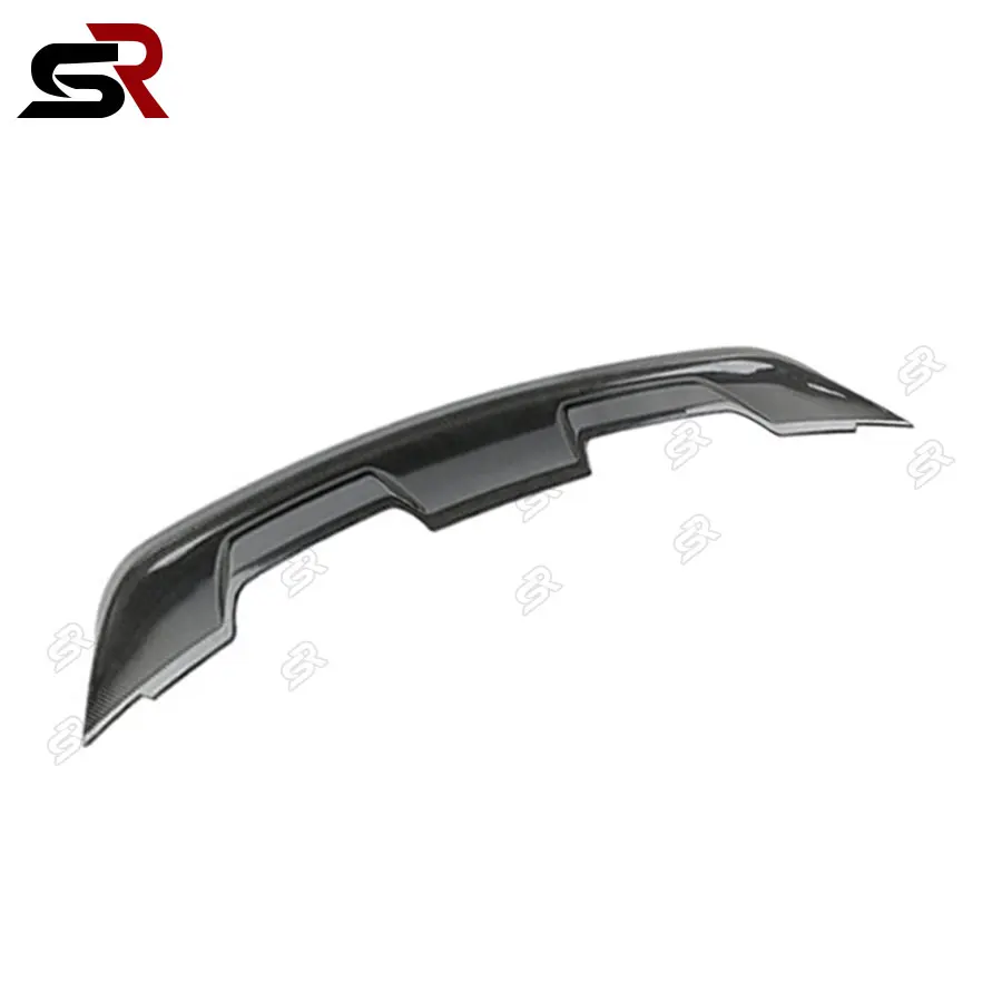 For Ford Mustang GT V8 V6 Coupe GT500 Style FRP Rear Carbon Fiber Boot Spoiler Tail Wing Lip Splitter upgrade Body Kit 2015-2021