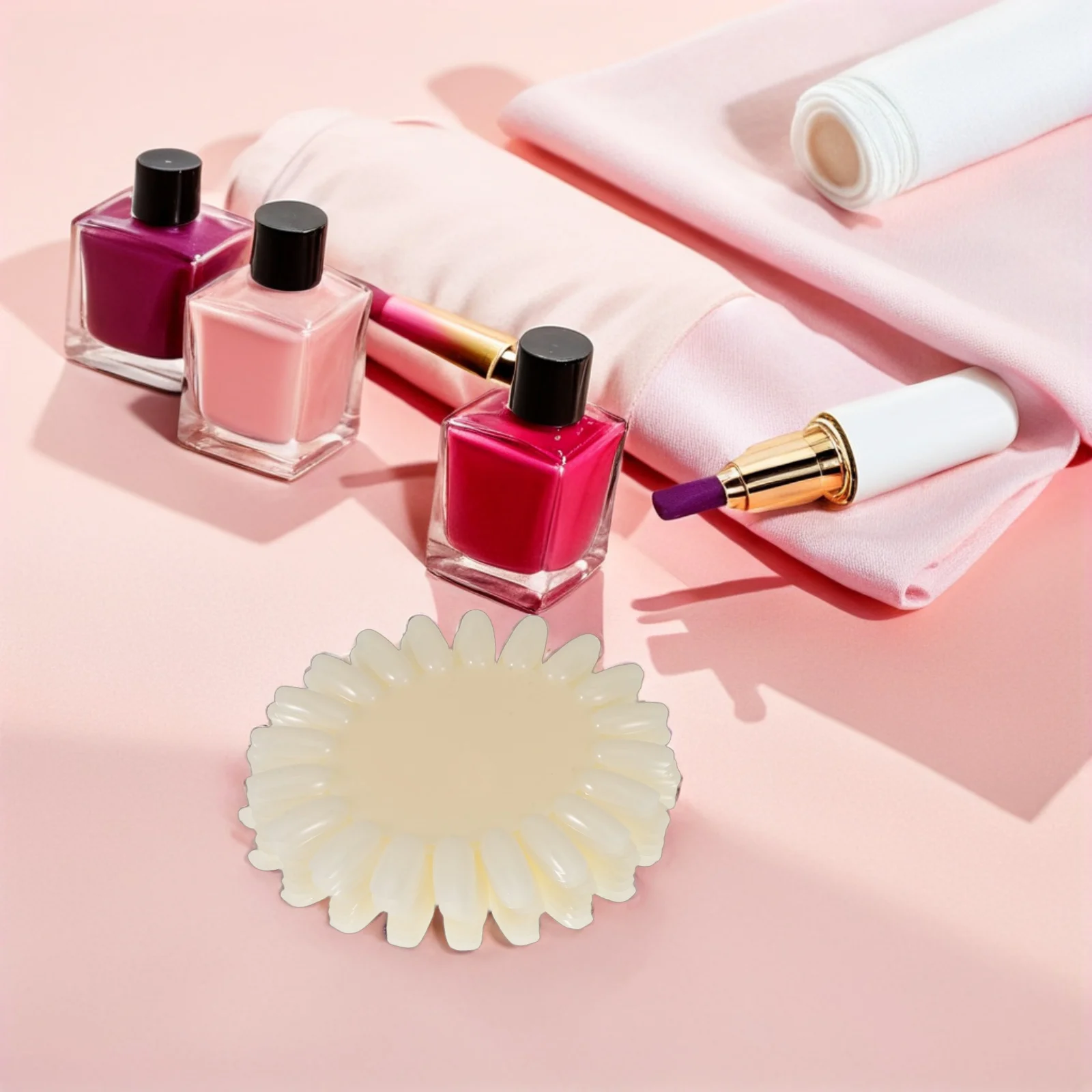 

20 шт., белое пластиковое колесо для образцов ногтей, 20 советов, каждый овальный дисплей для маникюрного лака, цветное шоу, салоны, колесо для образцов ногтей