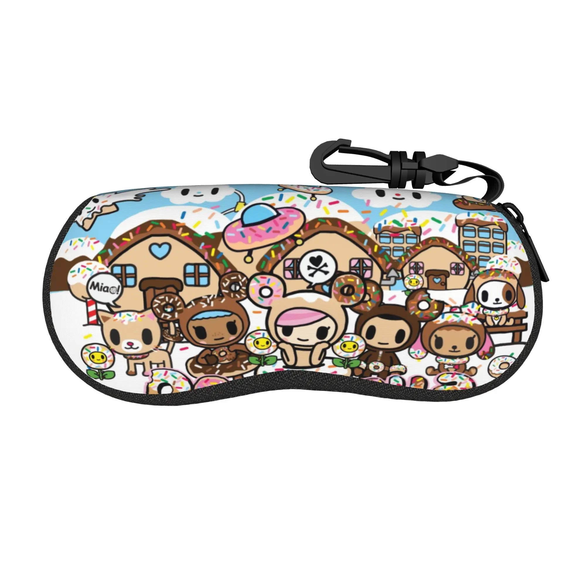 Donutella Sandy Unicorno  Merchandise Brillenetui für Mädchen, neue Accessoires, Brillenbox, bezaubernder Brillenbehälter