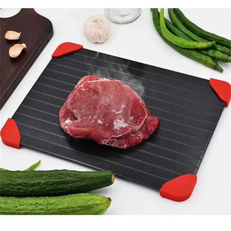 1pcs Fast Defrost Tray Fast Thaw Frozen Meat Fish Sea Food Quick Defrosting Plate Board Tray Kitchen Gadget Tool Dropshipping