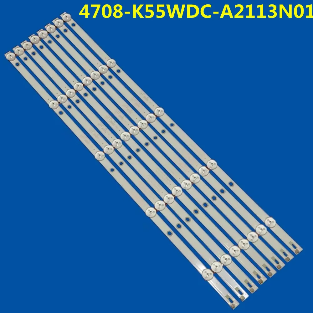 

Светодиодная лента 5 ламп для Ple-55s05fhd K550WDC1 4708-K55WDC-A2113N01 T55K05 X55K 55PUF6022/T3 55PUF6023/T3 55PUF6052/T3 55PUF6263