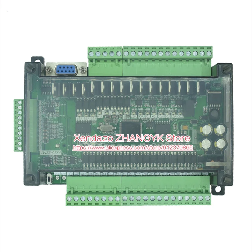 PLC FX3U-32MT Industrial control board Programmable Logic Controller High 16 Input 16 Output Controller RS232/RS485