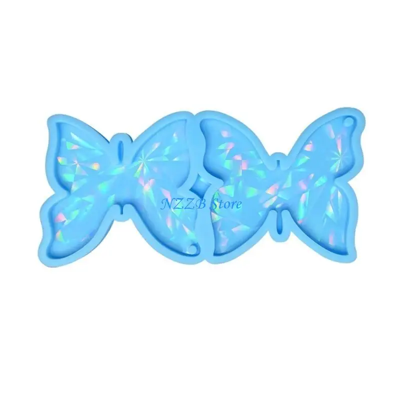 

T21F Butterfly-shape Silicone Molds for DIY Pendant Necklace Epoxy Jewelry Making