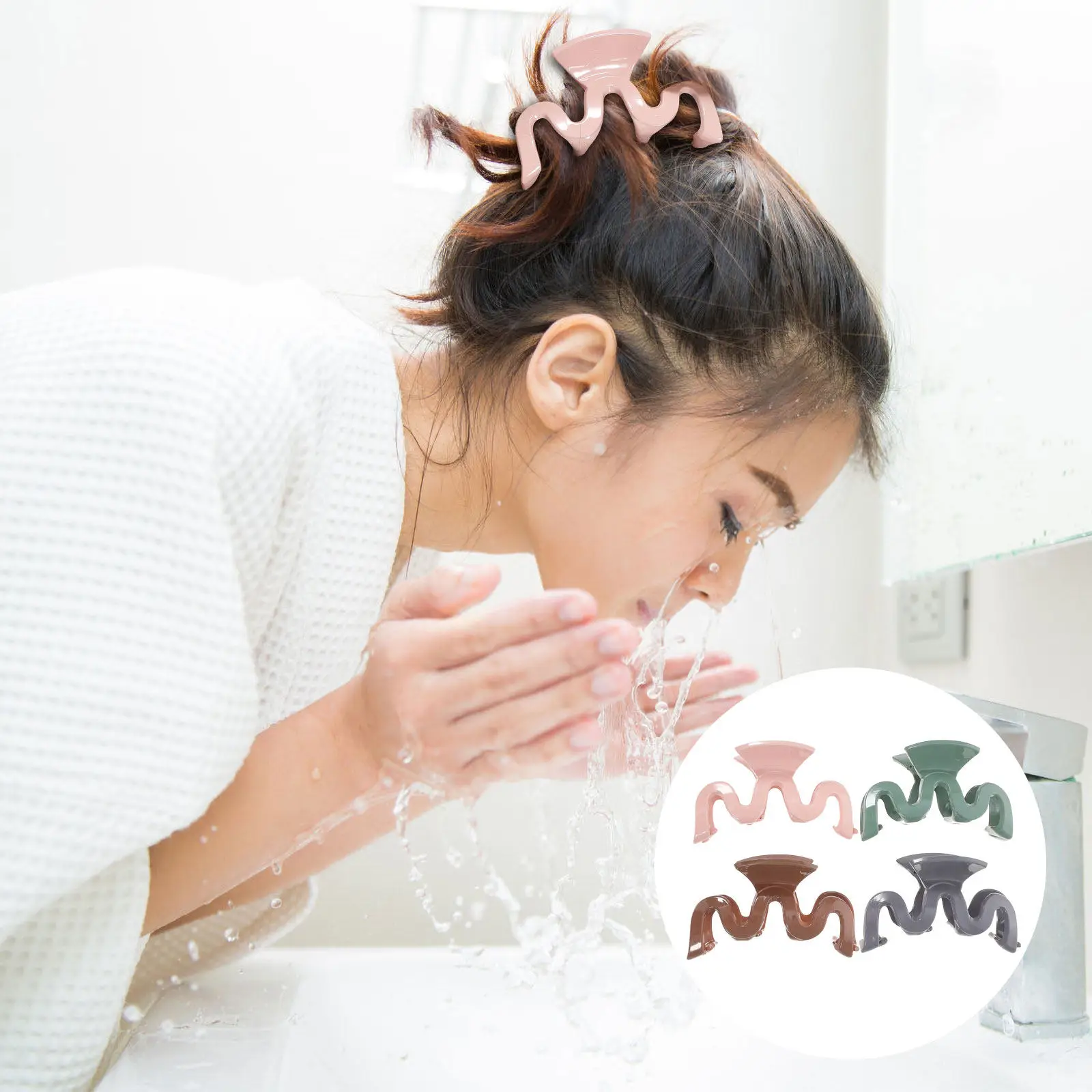 

Набор из 4 ретро-заколок для волос: пластиковые, большие, с сильной фиксацией, для укладки, для женщин, для густых и тонких волос, на каждый день, для вечеринок, подарки, аксессуары