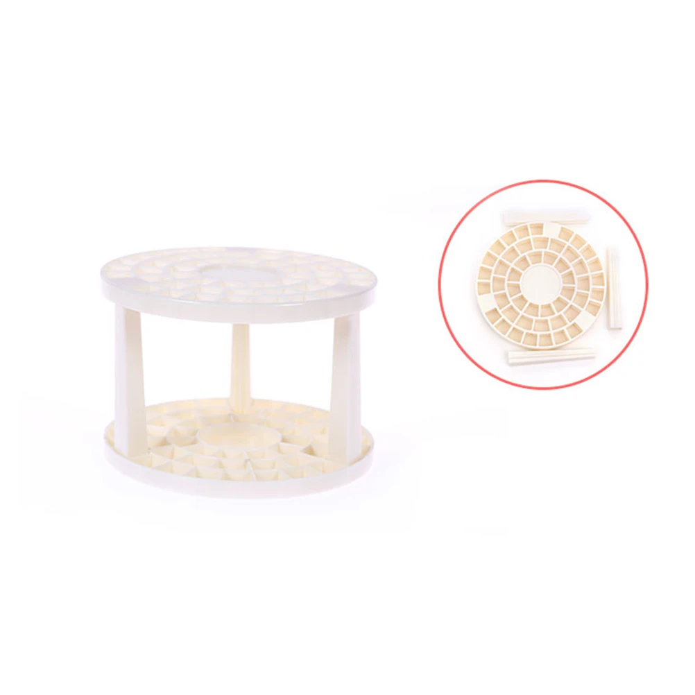 

Multifunctional Penholder Paint Brush Holder Multirole Pen Organizer DIY Penholder Round Pen Holder for Home School (White)