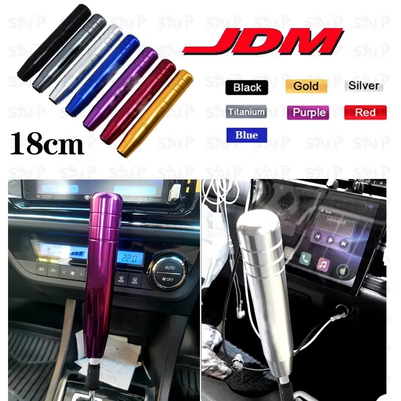Universeller Auto JDM 18cm Langer Aluminium-Schaltknauf Rennwagen-Schaltknauf