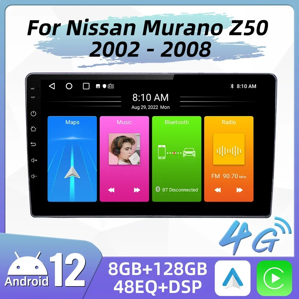 

Car Radio For Nissan Murano Z50 2002 - 2008 2 Din Android Multimedia Player GPS Navigation Carplay WIFI Autoradio Stereo Screen