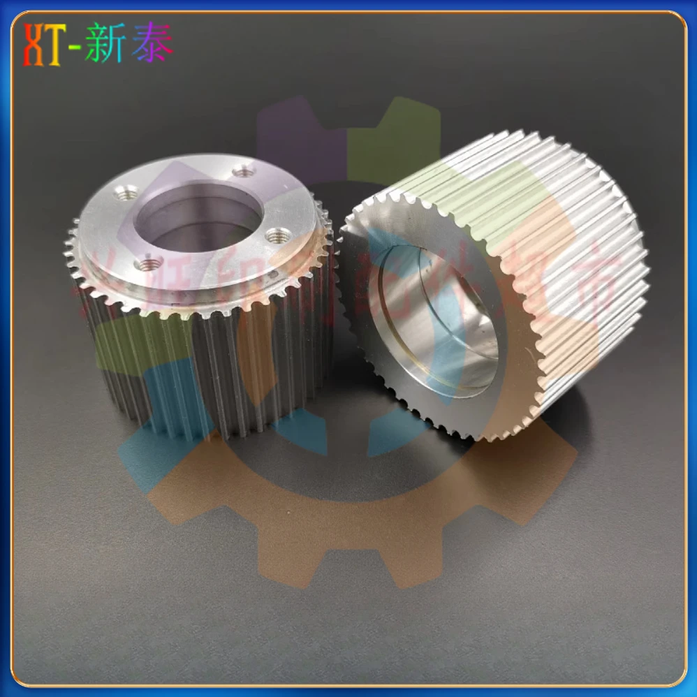 CD102 Printing Machine Belt Synchronous Wheel F2.028.023 Heidelberg 44 Tooth Aluminum Synchronous Wheel