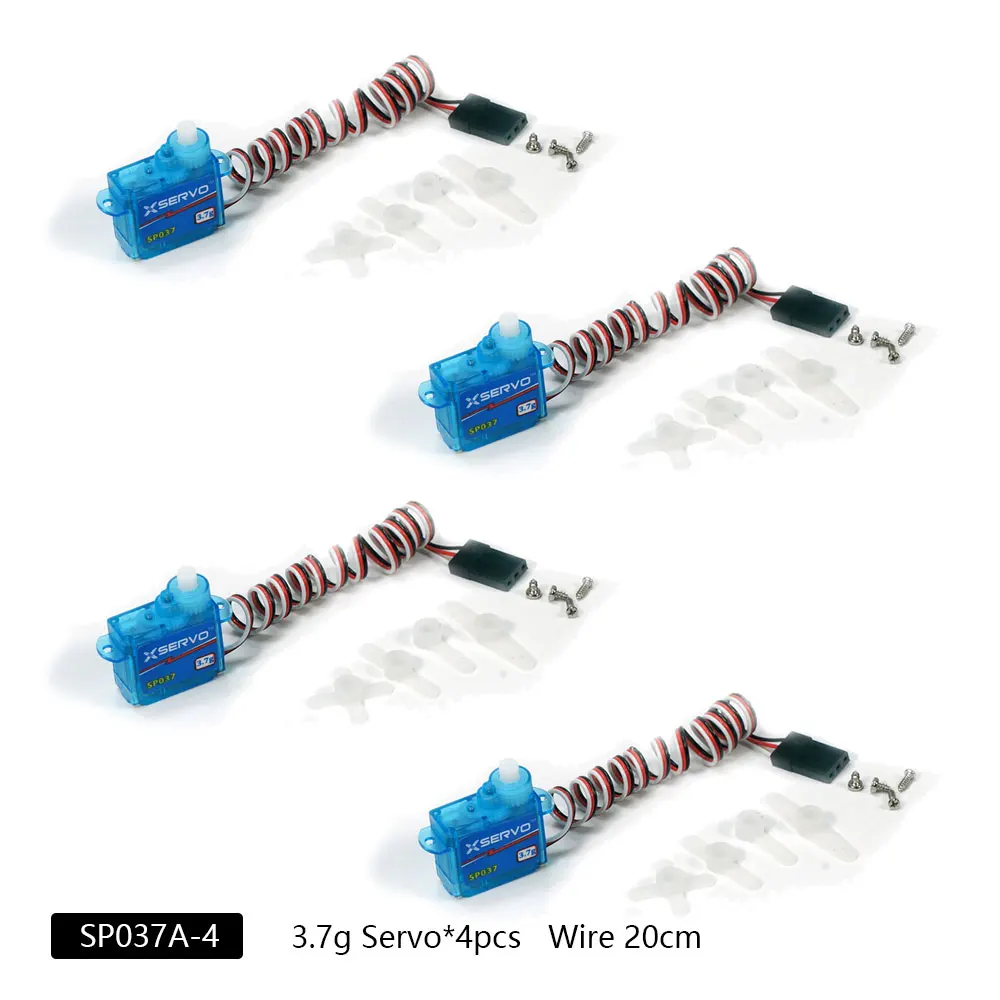 AEORC High-Torque X-Servo 3.7g (PZ) Reliable Control for Compact RC Models Servo for Mini Drones, Small RC Vehicles SP037