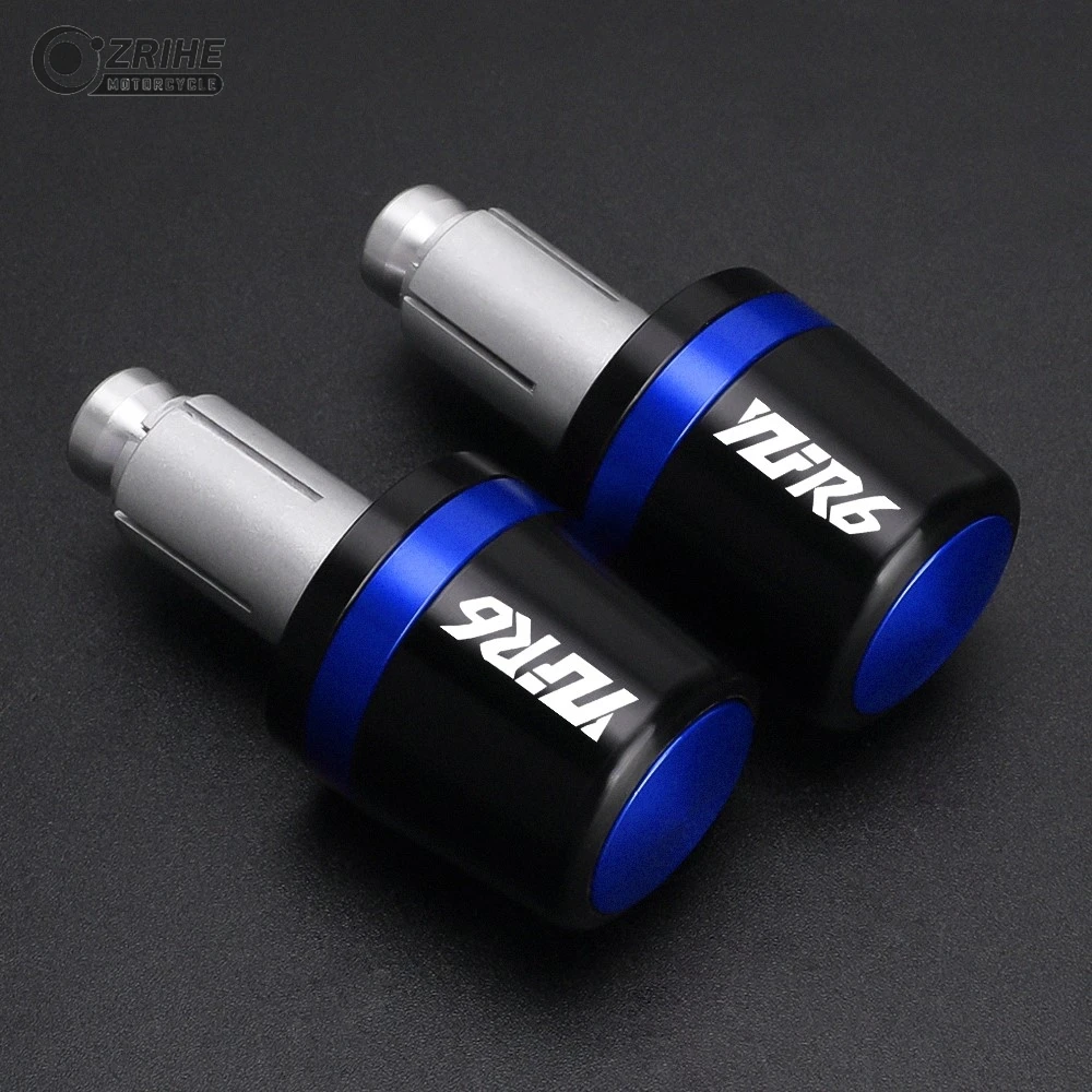 

Motorcycle Accessories For YAMAHA YZFR6 YZF R6 YZF-R6 7/8" 22mm Handlebar Hand Grips Handle Bar End Cap 1999-2023 2026 2024 2025