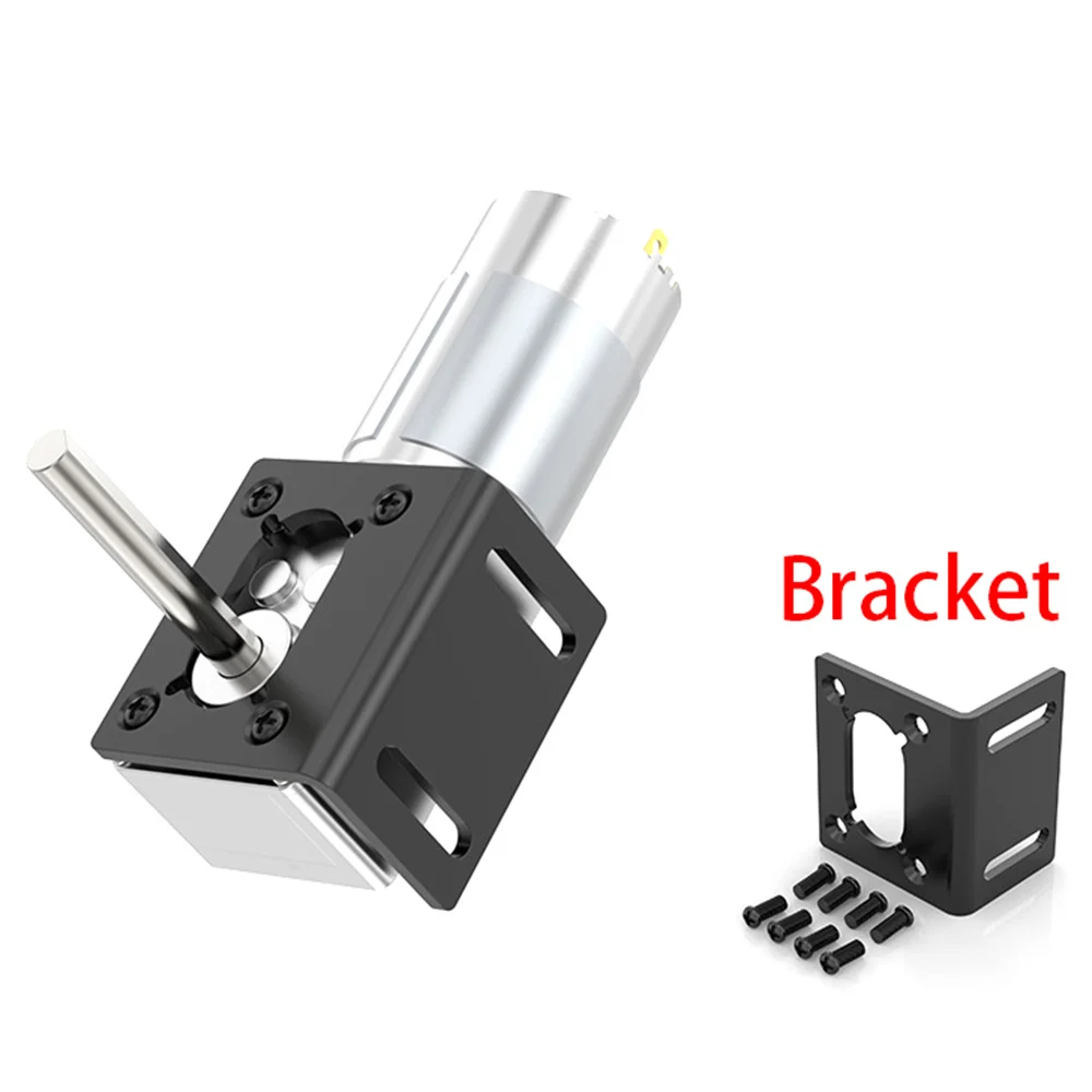 5840 555 DC Worm Gear Motor 12V 24V Long Shaft Forward And Backward Adjustable Speed Self Locking Gear Motor Reducer Gearbox