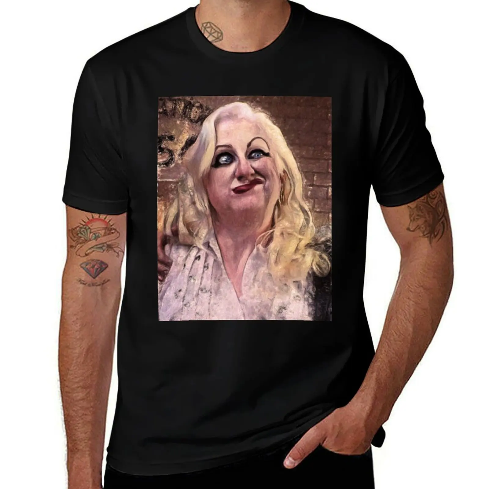 

Hatchet Face T-Shirt man t shirt cotton high quality anime tshirt T-Shirt