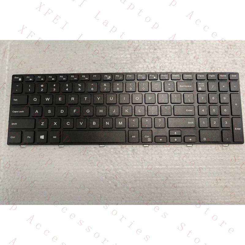Nuevo teclado negro estadounidense para Dell Inspiron 15 serie 5000 5551 5555 5558 5559