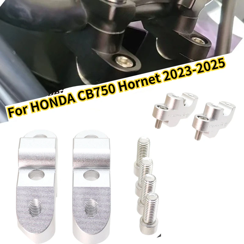 For HONDA CB 750 CB750 Hornet 2023-2025 CNC Aluminum Motorcycle Handlebar Riser 30mm Heightening Clamp Motorcycle Accessories