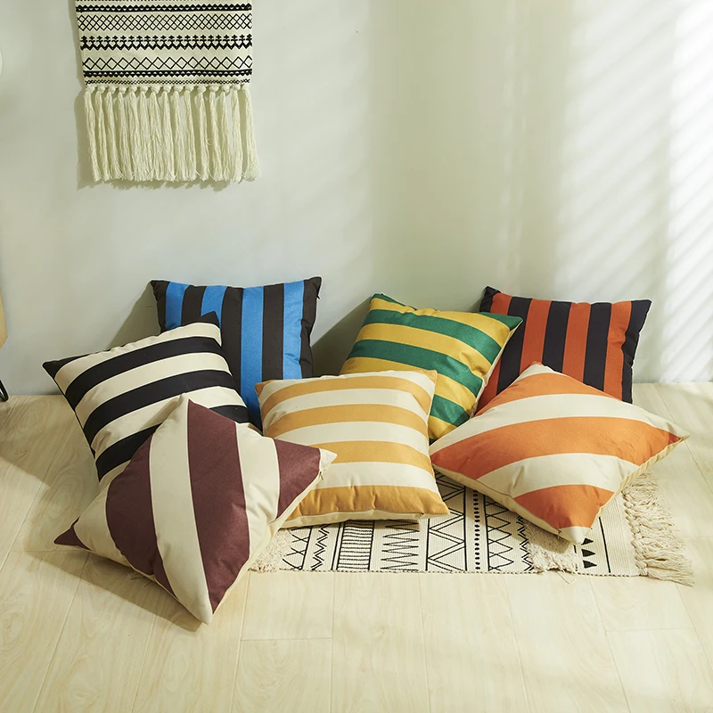 

Geometric Zebra Pattern Pillow Case, Decorative Cushions Cover, Nordic Style Sofa, Living Room, 45x45cm