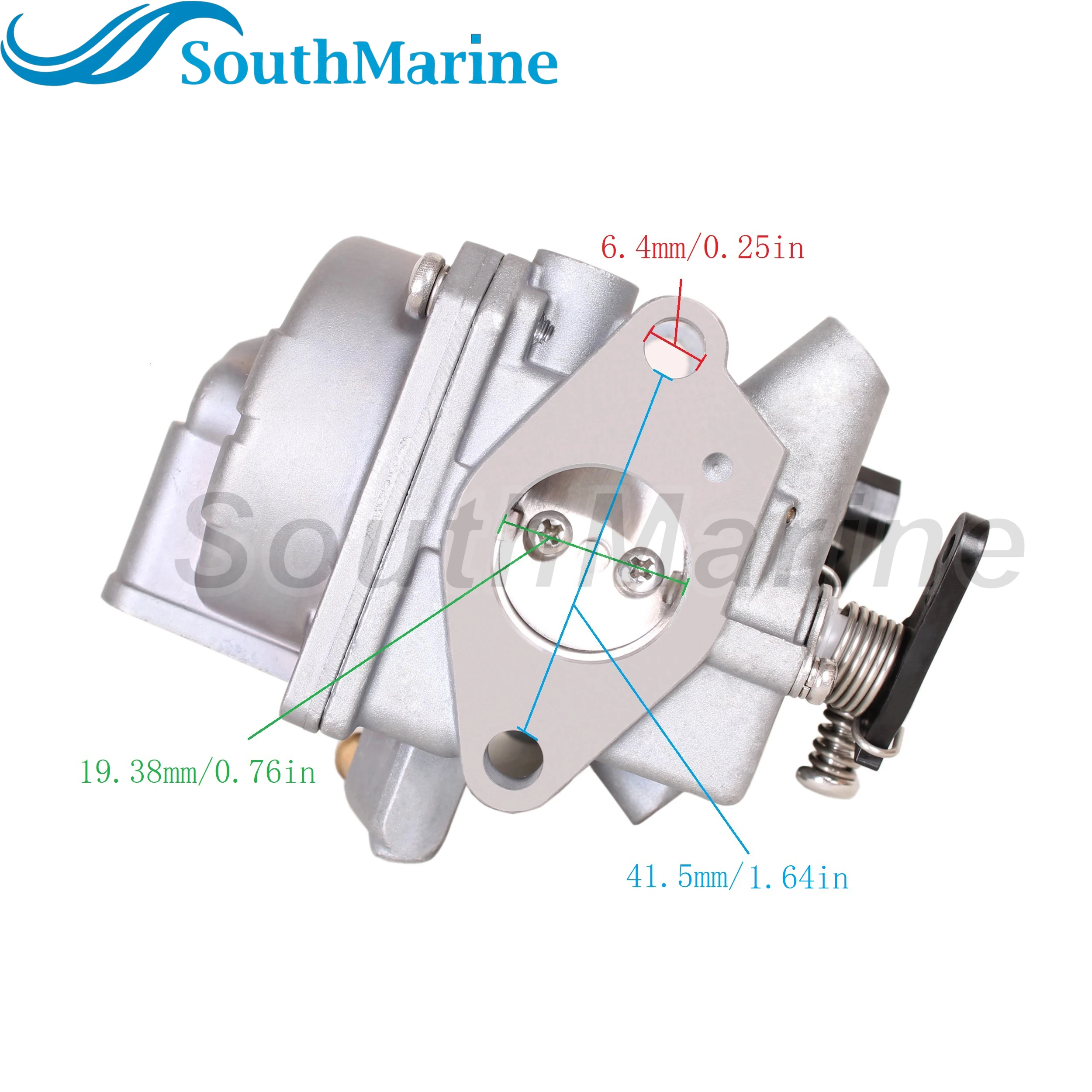 Carburador para Johnson, Motor do barco 3AT-03200-0 3AT032000M 3DJ-03200-0 3DJ032000M, Tohatsu Nissan 4HP MFS4B NFS4B 5041098 para Johnson