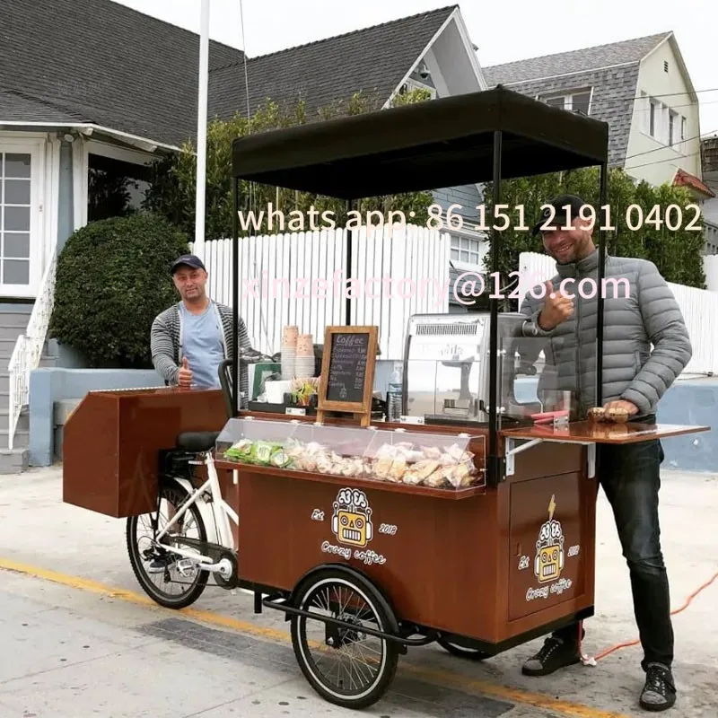 تخصيص في الهواء الطلق بيع المحمول ذات المناظر الطبيعية الخلابة كشك وجبة خفيفة فطيرة فواكه شريحة لحم شاحنة طعام مشروب فواكه متعدد الوظائف