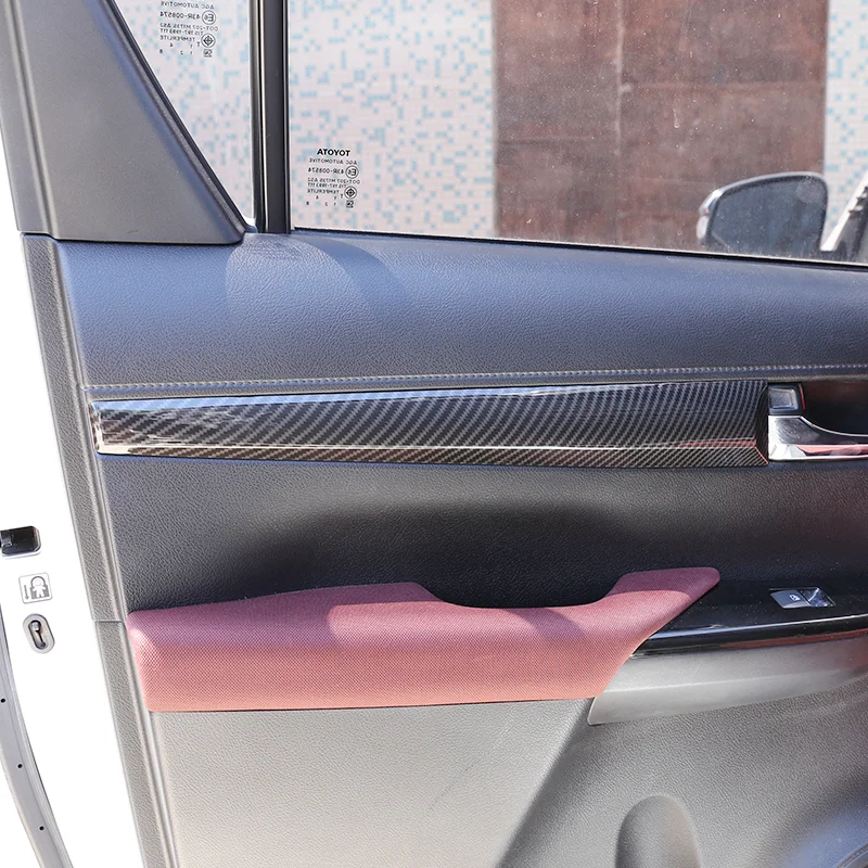 For 2015-2022 Toyota Hilux interior door panel trim car interior accessories interior door panel trim decoration