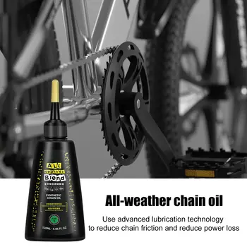 合成鏈條油 120ml 自行車鏈條潤滑油 多用途乾濕兩用防腐蝕潤滑劑及防銹油 6 最佳銷售 摩托車鏈條潤滑油 - №1
