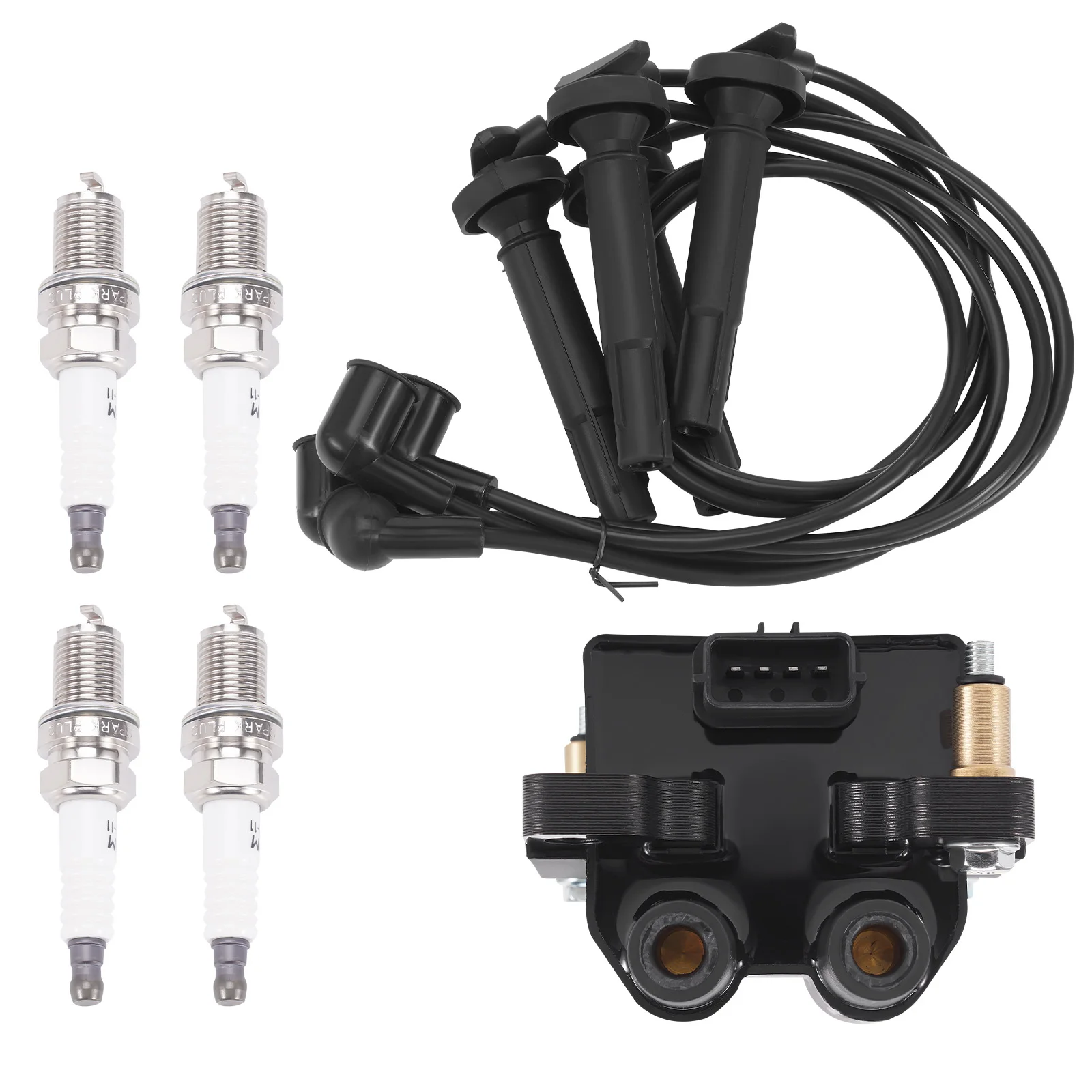 

Ignition Coil + Spark Plugs + Wires For Subaru Outback 2.5L 2006-2009 UF538