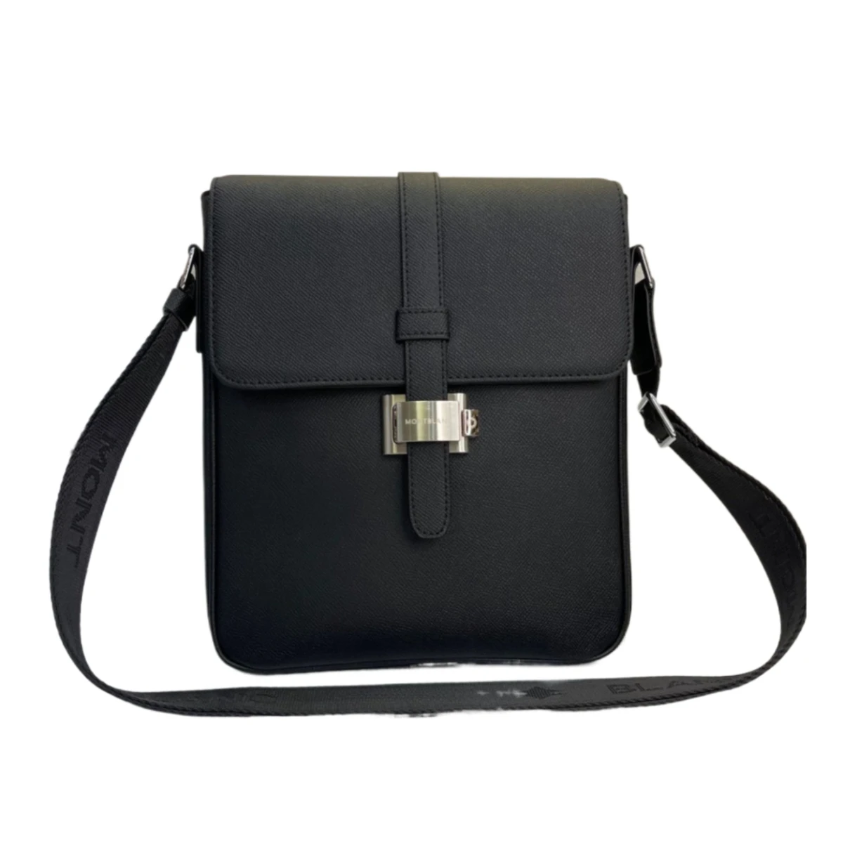 

Luxury Men Leather Crossbody Bag M Lock Flap Closure Business Flap Messenger Bag Handbag Satche for Daily Commute Work