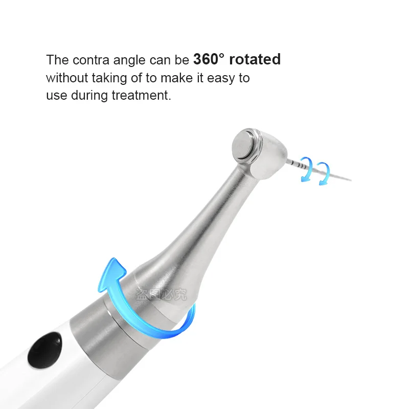 2 IN 1 Dental Root Canal Motor Built in Apex Locator 360 Degree Rotatable 16:1 Handpiece Multiple Working Modes Endodontic