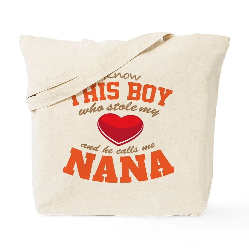 

Large Capacity Women's Shoulder Bag Letter Print Handbag Reusable Tote Bag Nurse Style Shopping Bag Soft Horizontal Square Shape