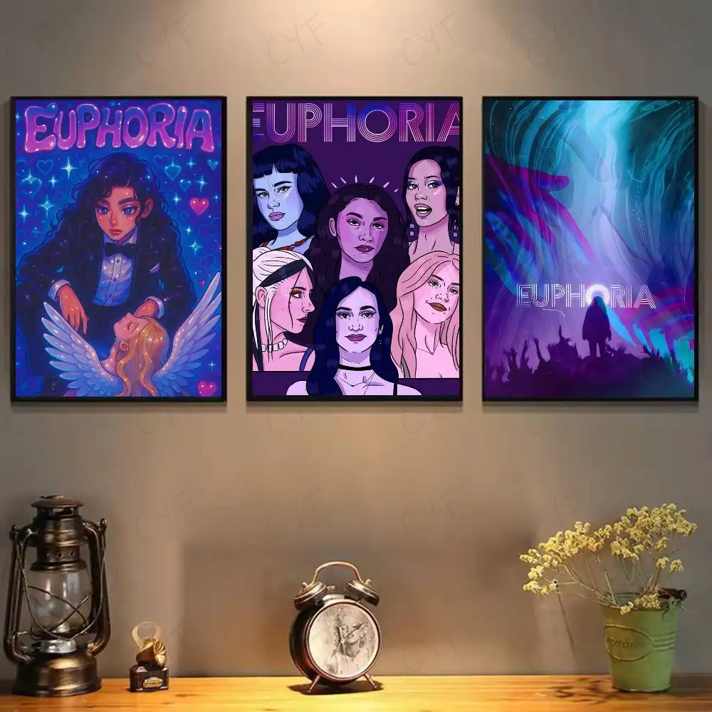 Euphoria hot TV Poster Wall art print art suitable for living room bedroom bar parlor home decor gift