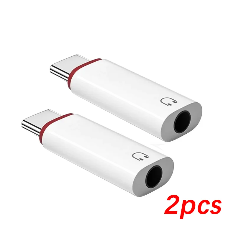 1/5 Stück 3,5-mm-Buchse auf Typ-C-Stecker Adapter für Samsung, Xiaomi Redmi, Huawei, kabelgebundener Headset-Konverter, Kopfhörer-Audio-AUX-Adapter
