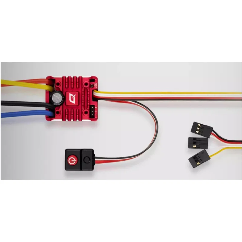 HobbyWing QuicRun 1060 60A / 1080 G2 80A Auto-ESC 1/10 Wasserdichter Bürsten-Elektronischer Drehzahlregler Hobbywing Programmierkarte – Detail 7