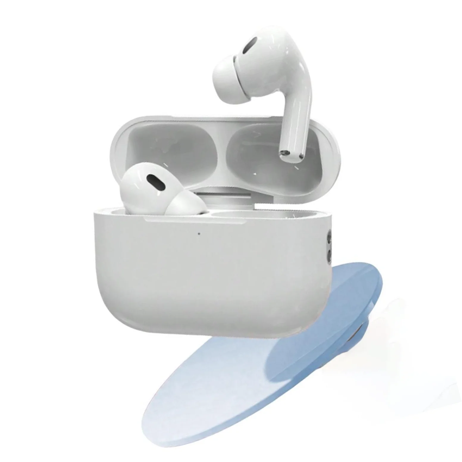 سماعات بلوتوث جديدة من Air Pro، سماعات أذن لاسلكية مع ميكروفون، صوت ستيريو هاي فاي، جهير شفاف، وقت تشغيل طويل، متوافقة مع أندرويد ios