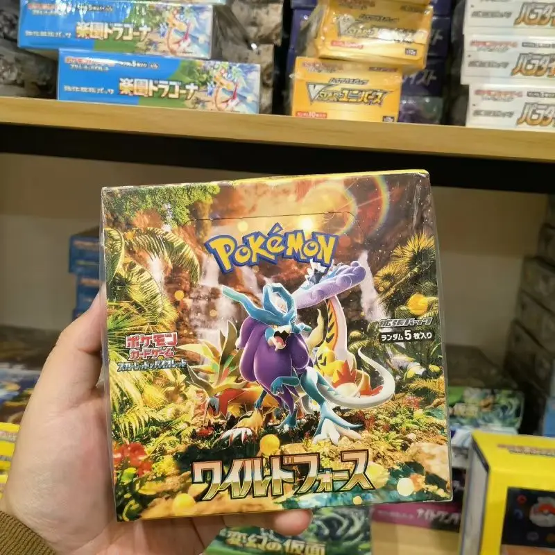 Original Hot Sale Pokemon Card Ptcg Japanese Edition Series SV5K SV5M Wild Force Anime Game Trading Card Genuine Board Game Toy