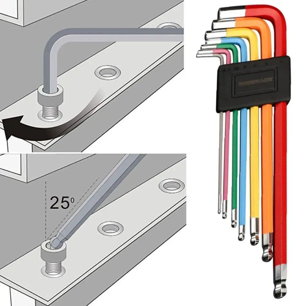 MTB الدراجة L وجع عدة الشدات مجموعة Wera وجع ألين مفتاح مجموعة عرافة مفتاح مجموعة أداة إصلاح الدراجة #2