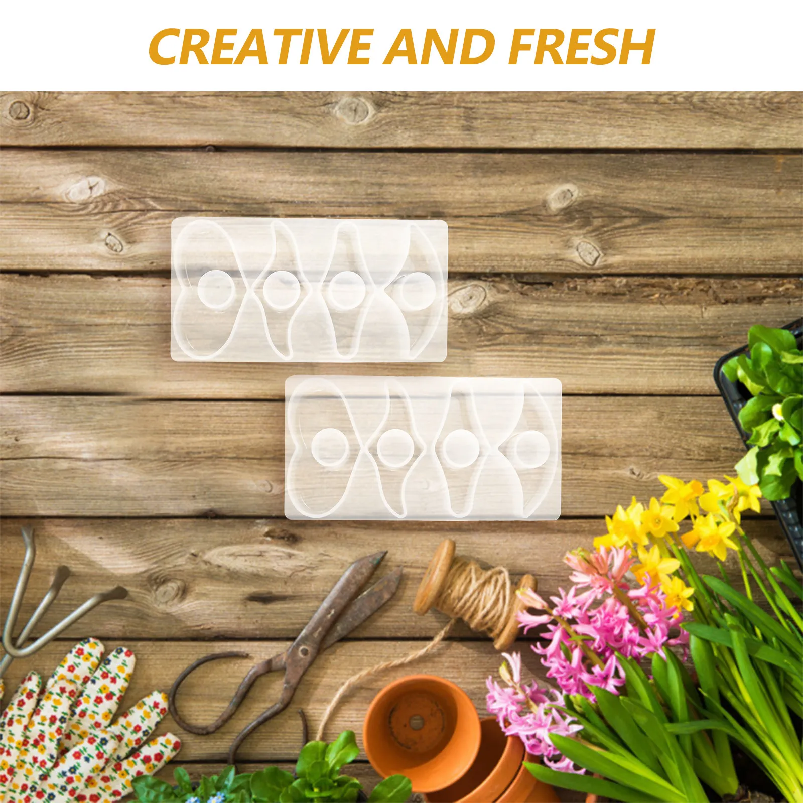3Pcs Crystal Resin Molds Flexi - Resin Art Bookmark ulasan dan harga