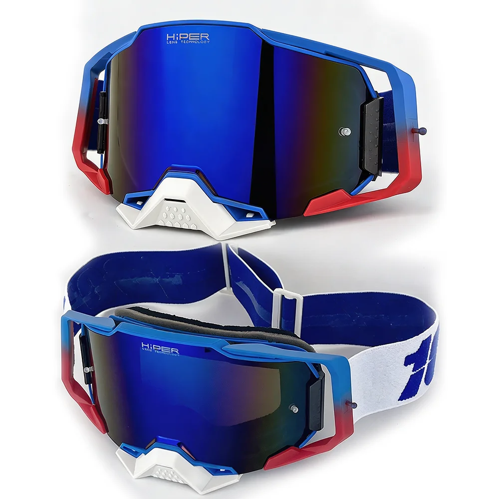 

Motorcycle Goggles for Men, Dirt Bike Accessories, Riding UV400 Glasses, Cycling for Motocycles, Mountain BikesBicycles, MX AT