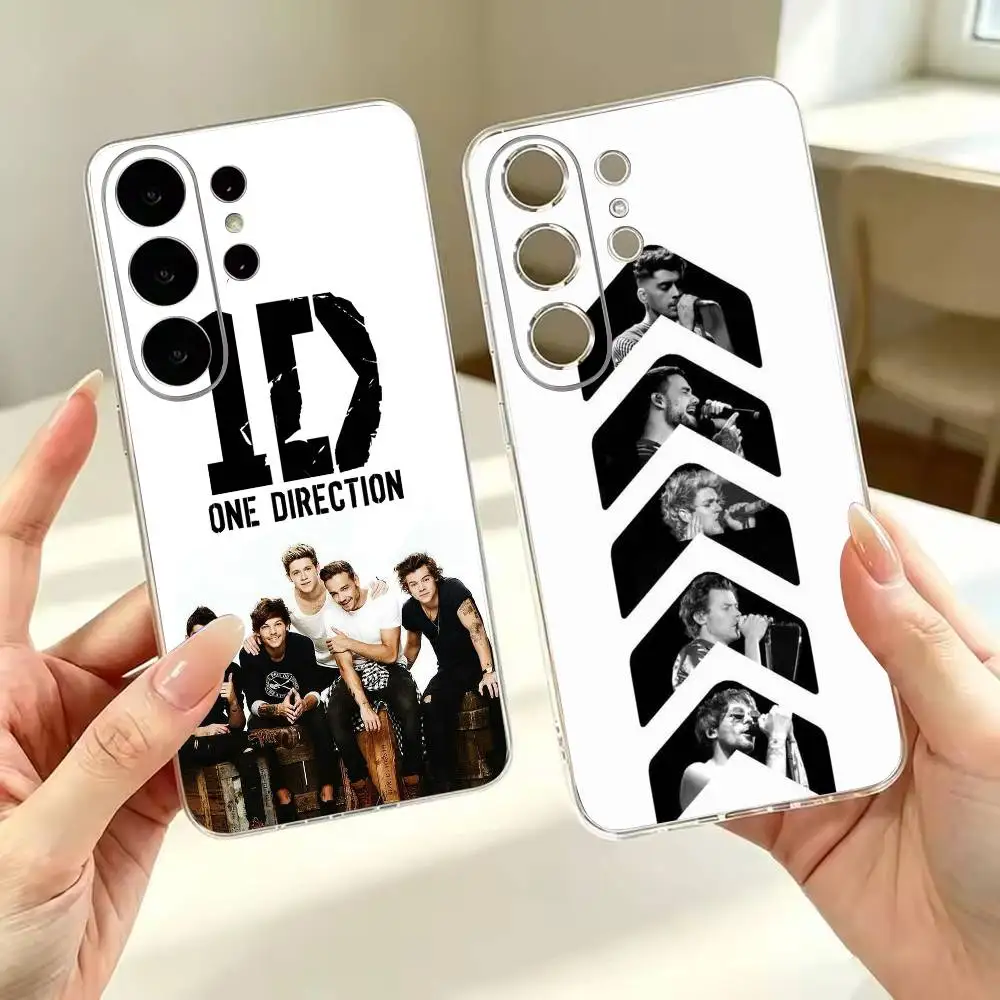 Classic Y2K One 1D-Direction Transparent Phone Case For Samsung S26,S25,S24,S21,S22,S23,S30,Ultra,S20,Plus Soft Cover