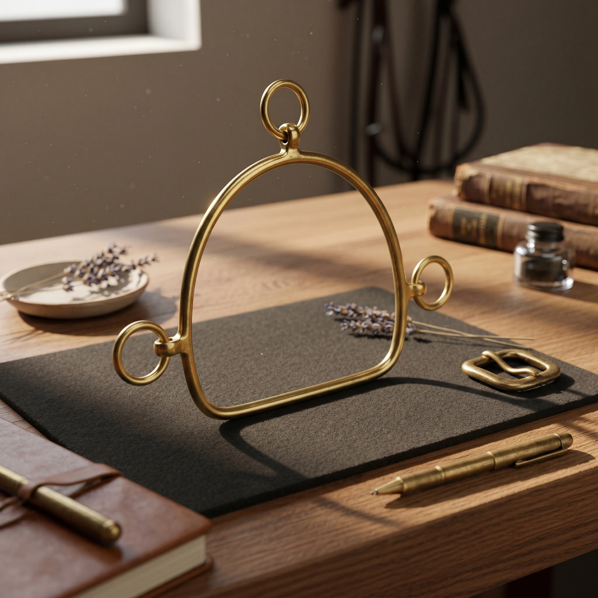 metal-horse-bit-three-loop-design-riding-bit-unobstructedframe-balanced-weight-distribution