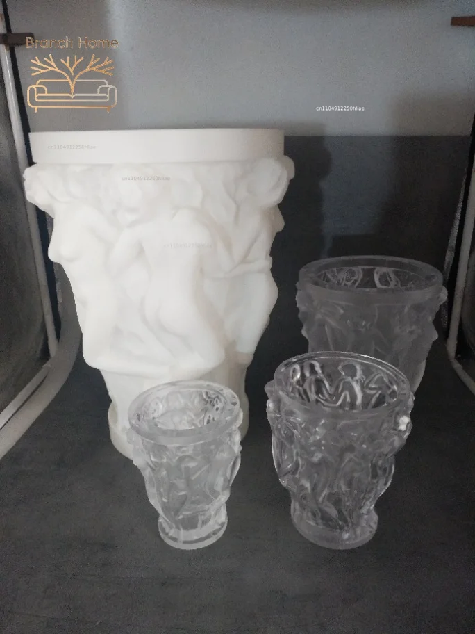 6kg 24cm model with figures of women cup mug small vase