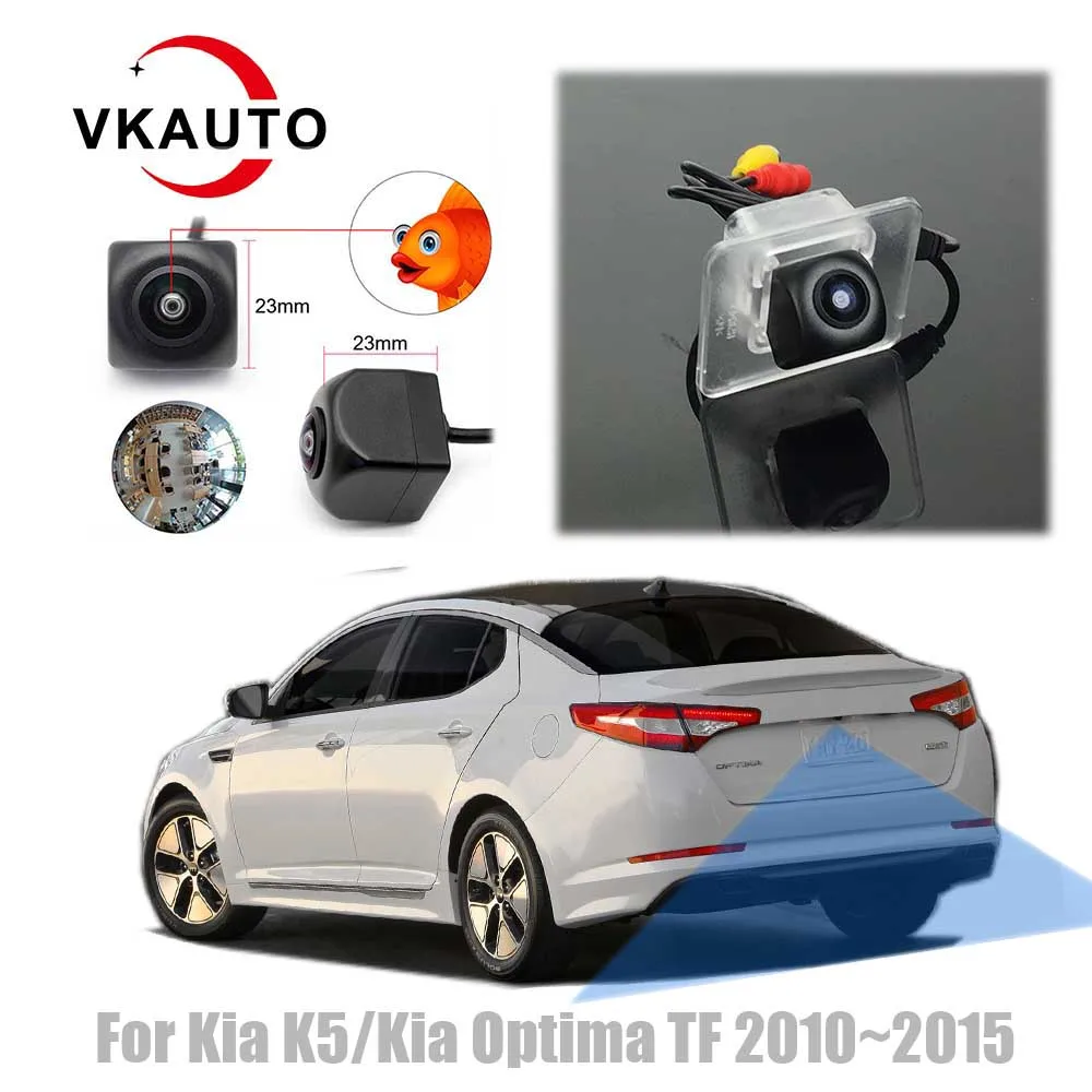 

VKAUTO Reserved Hole Rear View Camera For KIA K5 TF/Optima TF 2010~2015 CCD HD Reverse Parking Backup Camera AHD CVBS IP69