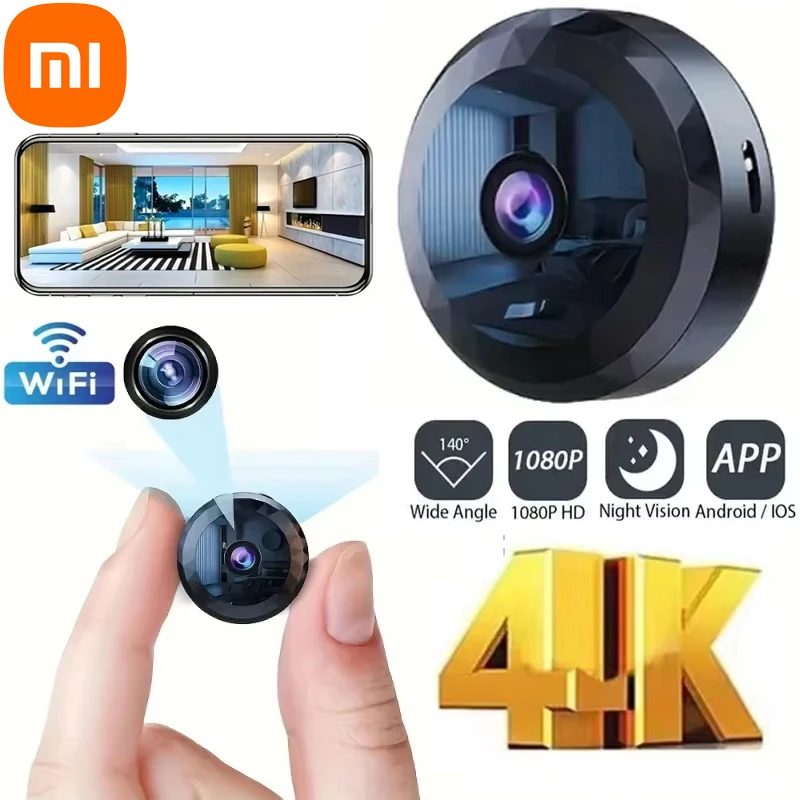 Mini caméra de sécurité sans fil WiFi HD 1080P, protection vocale, vidéosurveillance, version nocturne, caméscope, nouveau